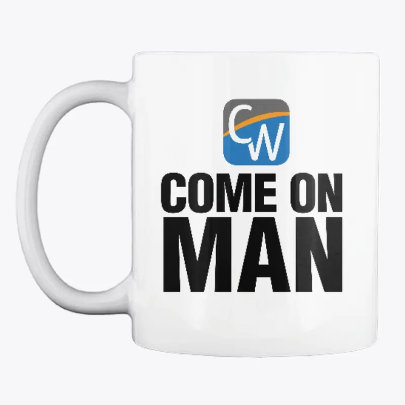 "Come On Man" Icon Logo Mug